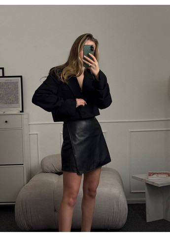 Жіноча шкіряна спідниця-шорти FINO Mode (370847852)