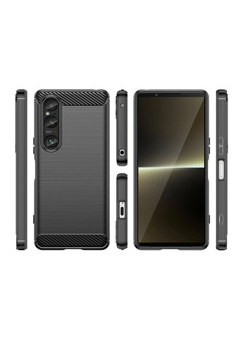 Чехол Carbon Fiber для Sony Xperia 1 VI Black Lenuo (366017442)