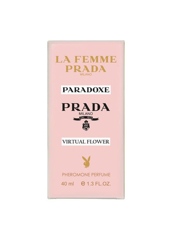 Духи женские Prada Paradoxe Virtual Flower Pheromone Parfum 40 мл парфюм Прада Парадокс No Brand (358086315)