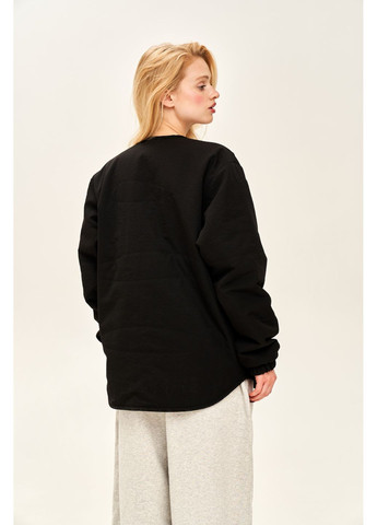 Черная демисезонная жакет с аппликацией "курочки" SYNONYMS