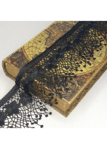 Мереживо макраме 10 см (13 м) колір-чорний (729-99-039) Plus-plus (352742958)