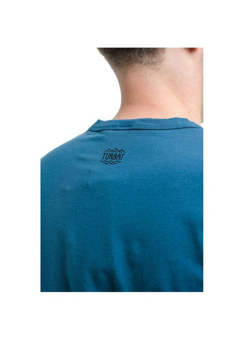 Синя футболка чоловіча emblema mens Turbat
