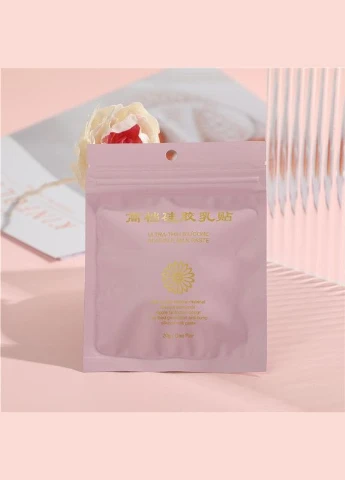 Бежевий силіковані стікіні наліпки на груди у формі круга honey fashion accessories one size бежевий (14-24) No Brand
