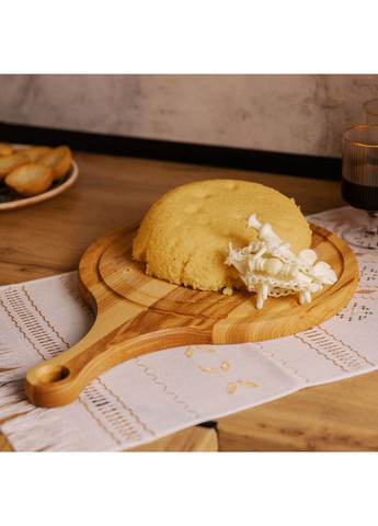 Обробна дерев'яна дошка з круглою основою 30 см ясен C19W300450 Jooki (358706308)