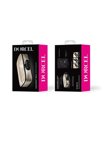 Кейс для игрушек DISCREET BOX LUXURY GOLD кодовый замок 27×16×7,62 см футляр для секс игрушек Dorcel (322740132)