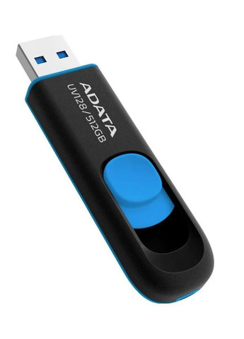 Флеш накопитель USB 3.2 UV 128 512 Gb черно-синий ADATA (293345856)