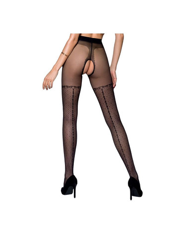 Колготки с открытым доступом TIOPEN 014 black (20 den) - CherryLove Passion (282966353)