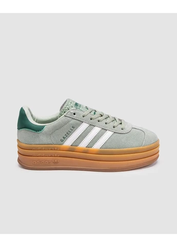 Цветные демисезонные кроссовки мужские adidas gazelle bold w turquoise адидас газель No Brand
