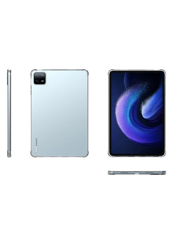 Силиконовый чехол бампер Silicone для планшета Xiaomi Pad 6 (VHU4372) / Pad 6 Pro 11" - Clear Primolux (333719999)