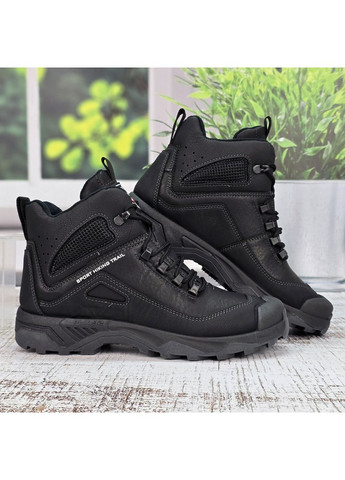 Черевики чоловічі зимові чорні на шнурках Paolla (366341474)