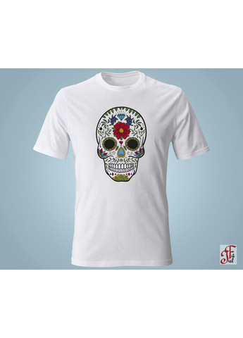 Женская футболка с принтом Мексиканский череп. XXL ЗаСвіт - (280940724)