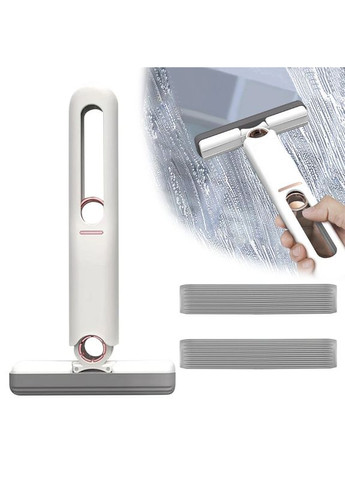 Швабра для уборки MINI MOP с автоотжимом с дополнительными губками белый(1885725219) No Brand (324744474)