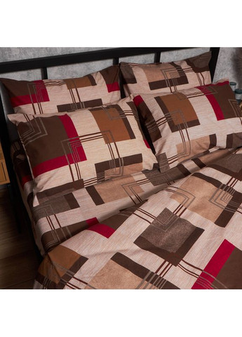 Комплект постільної білизни Бязь Gold Люкс «» King Size 220x240 наволочки 2х70х70 (MS-820006687) Moon&Star Retro Geometry (356115049)