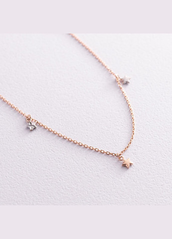 Золотий браслет на ногу Зірки б04584 25 25 Oniks (334688727)