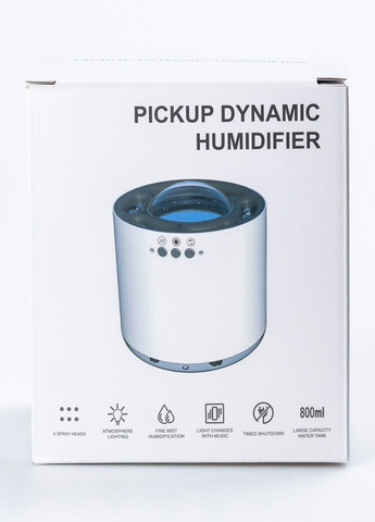 Ультразвуковий зволожувач повітря з RGB-підсвічуванням Pickup Dynamic з синхронізацією та музикою 800 мл Humidifier (289352319)