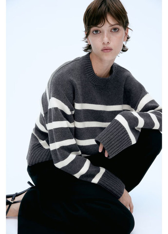 Комбінований демісезонний светр в складі з вовною H&M