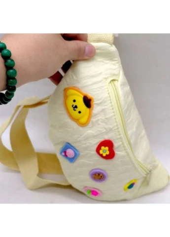 Детская поясная сумочка "Sanrio" одно отделение, в пакете (ЖЕЛТАЯ) MIC (394709205)