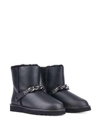 Жіночі Уггі 955-22 Чорний Шкіра Attizzare (268462002)