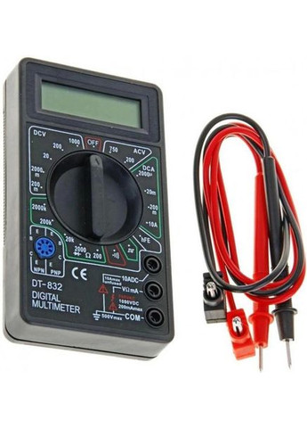 Мультиметр тестер Digital DT-832 универсальный с прозвонкой No Brand (292314816)