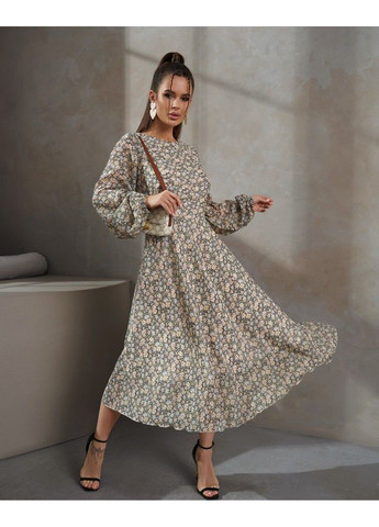 Комбинированное повседневный платье 14480 xl мультиколор ISSA PLUS