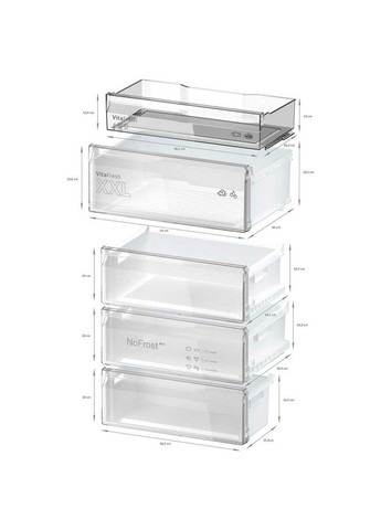 Холодильники KGN49XID0U Двухкамерный Нержавеющая сталь двухкамерный Bosch