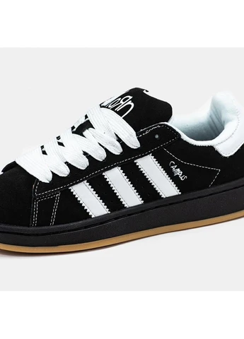 КРОССОВКИ ЖЕНСКИЕ ADIDAS CAMPUS X KORN BLACK АДИДАС КАМПУС ЧЕРНЫЕ No Brand чёрные демисезоны (391017261)