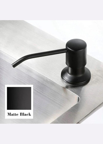 Кухонная мойка из нержавеющей стали DS505501NB 500*500*220 (Nano Black) Dusel (316720365)