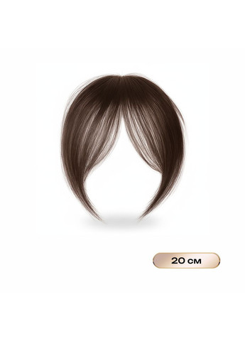 Челка-шторка из натуральноподобных волос,, Коричневый оттенок China (368831939)