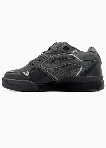 Черные демисезонные кроссовки мужские и женские vans rowley xlt x dime black | ванс ровли хтл черные No Brand