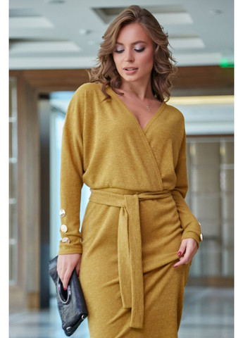 Горчичное платье 1261.3878 Seventeen