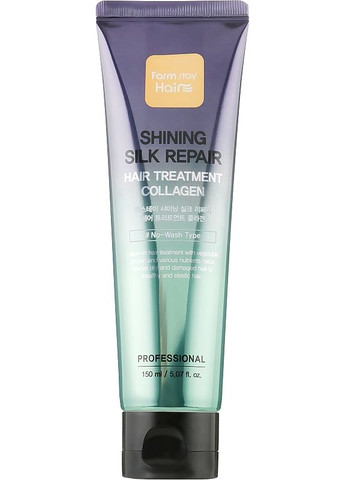 Коллагеновая маска для волос Shining Silk Repair Hair Treatment Collagen 150ml (2-942925) FarmStay (369791304)