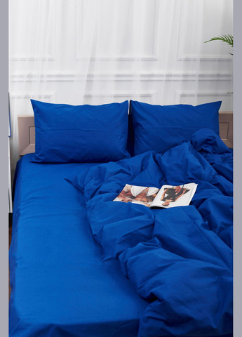 Комплект постельного белья полуторный евро 160х220 наволочки 4х70х70 Бязь Gold Люкс (MS-820000824) Moon&Star blue (285716851)