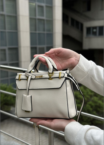 Женская сумка Guess с двумя ручками белая No Brand (295563444)
