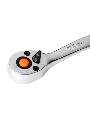 Набір торцевих головок, 1/4", тріскачка 90 зубців, CrV, 14шт Neo Tools (393481592)