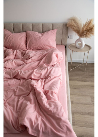 Постельное белье вареный хлопок "Белый" Полутораспальный, Классическая простыня, наволочки 50х70 IN.HOME_UA (371141804)