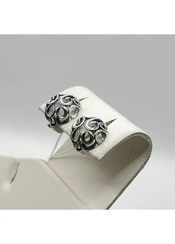 Сережки срібні "Сфера" 2,53 г No Brand (369736702)