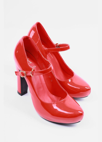 Туфлі жіночі червоного кольору Let's Shop (293055855)