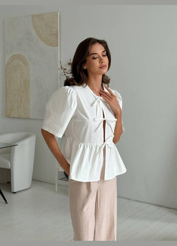 Белая праздничный, повседневный, кэжуал, коктейльный рубашка Україна с коротким рукавом