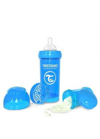 Пляшечка для годування Twistshake антиколиковая 260 мл, голубая (268139680)