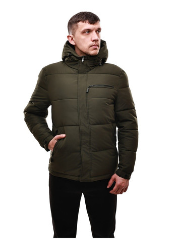 Оливкова (хакі) зимня куртка зимова чоловіча No Brand