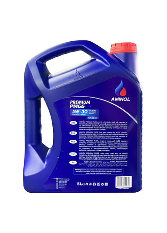Автомобильное моторное масло Premium PMG6 5W30 5л Aminol (365966537)