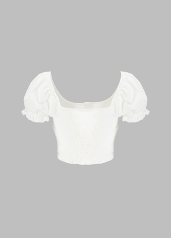 Молочна блуза однотонна жіноча 2421 (2000990588937s) shop (2000990588937) No Brand