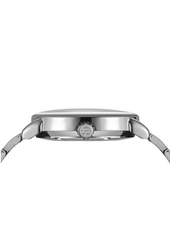 Чоловічий механічний годинник Forsining класичний з прозорою задньою кришкою срібло з білим (sku_1761СБ) No Brand (350906556)