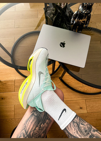 Серые демисезонные кроссовки мужские nike wmns air zoom alphafly next 2 mint | найк аир зум серые No Brand
