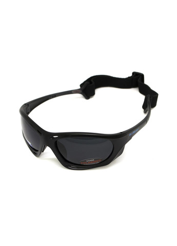 Очки поляризационные Hydro Polarized (dark gray) Anti-Fog, черные линзы в черной оправе BluWater (369932001)
