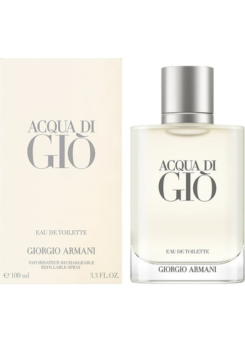 Туалетная вода мужская Giorgio Armani Acqua Di Gio Pour Homme Refillable Духи 100мл No Brand (366734684)