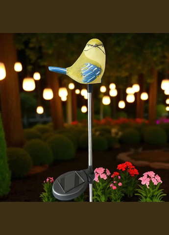 Садовый светильник на солнечной батарее 1шт, Птица / Декоративный фонарь / Уличный светильник на аккумуляторе No Brand (371913196)