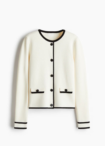 Кремовый демисезонный кардиган H&M