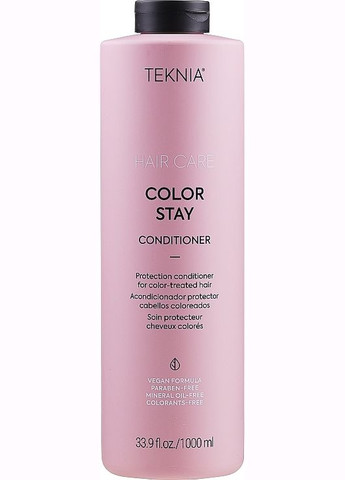 Кондиционер для защиты цвета окрашенных волос Teknia Color Stay Conditioner 1000ml (767876-70915) Lakme (368635759)
