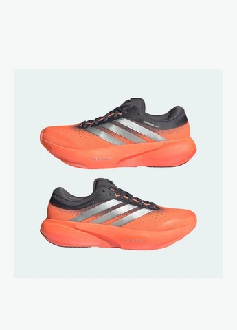 Серебряные кроссовки supernova rise 3 running performance jp8689 adidas